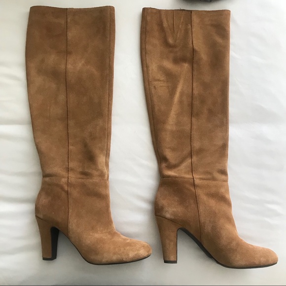 Jessica Simpson OTK Camel Boots - Size 8